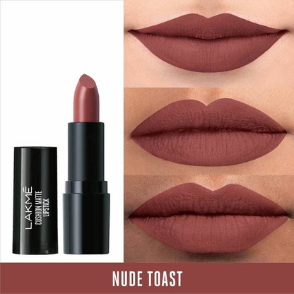 Lakme Cushion Matte Lipstick - Nude Toast