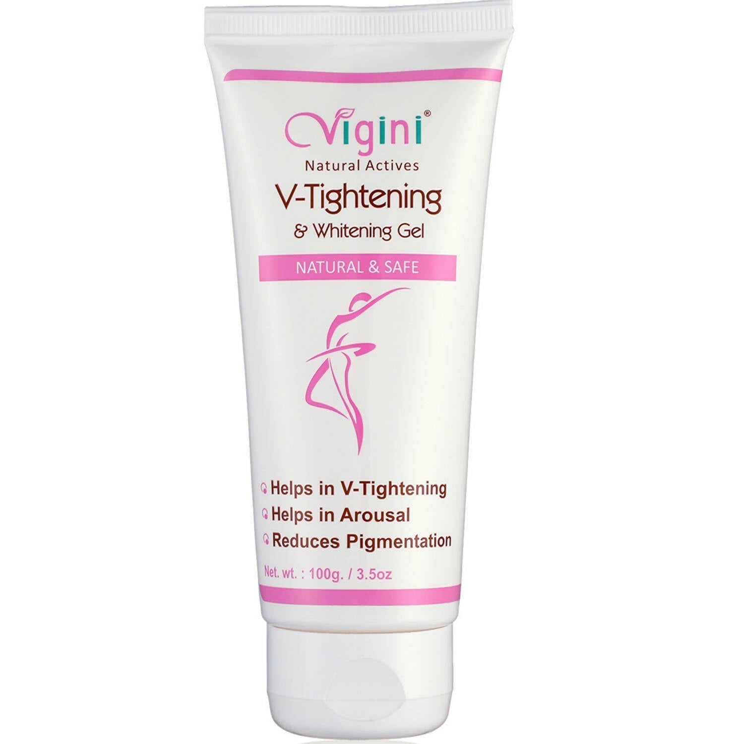 Vigini Natural Actives Vaginal V-Tightening Whitening Vagina Tight Moisturizer Lubricant Cream Gel - BUDNE