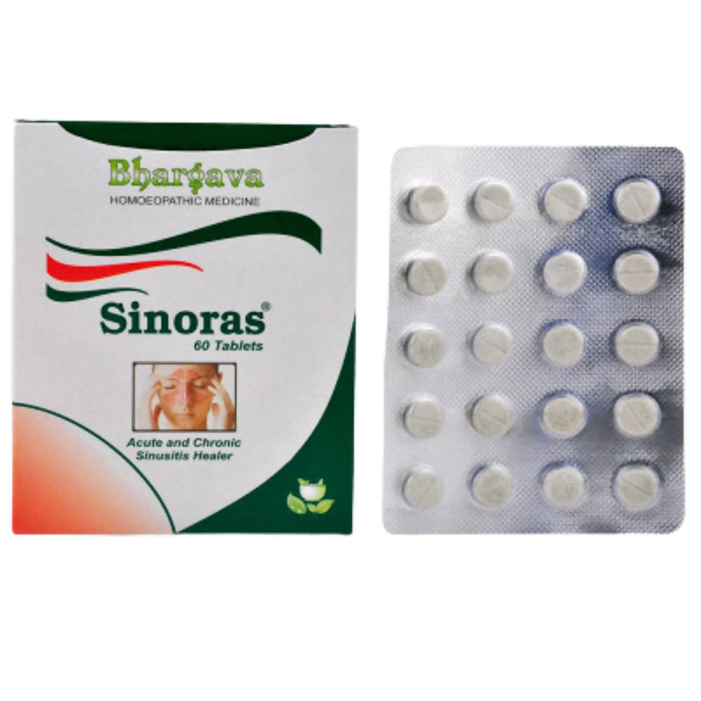 Dr. Bhargava Homeopathy Sinoras Tablets - usa canada australia