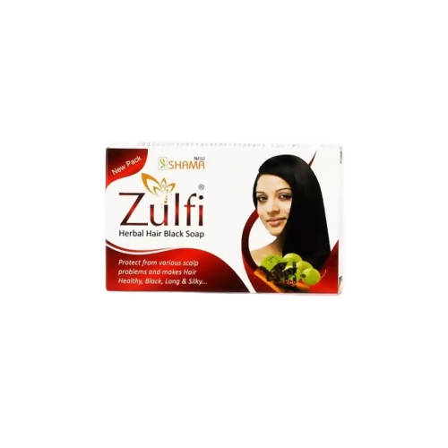 New Shama Zulfi Herbal Hair Black Soap - BUDEN