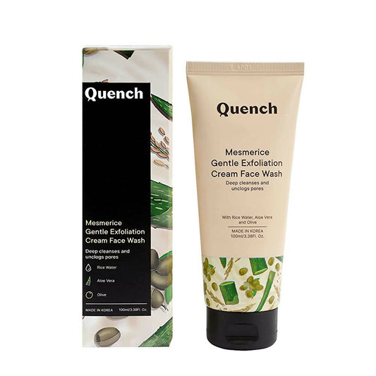 Quench Botanics Mesmerice Gentle Exfoliation Cream Face Wash - BUDNE