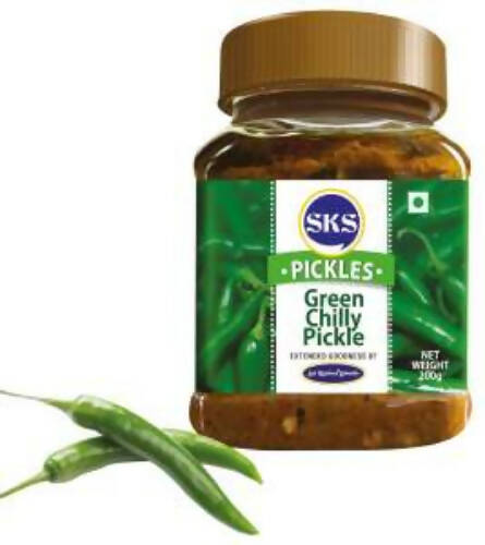 Sri Krishna Sweets Green Chilly Pickle - BUDNE