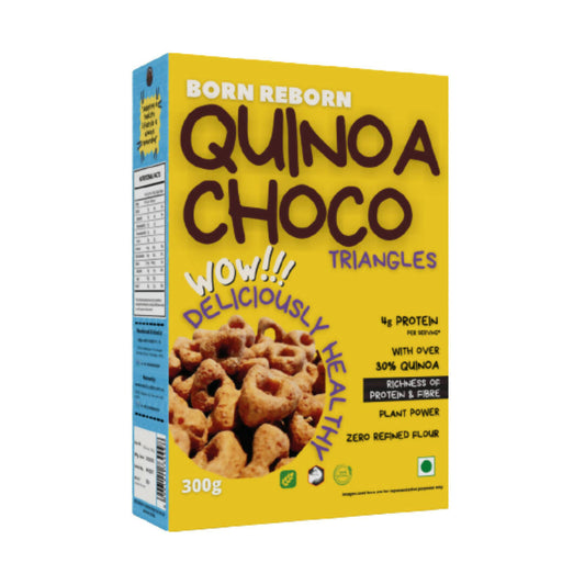 Born Reborn Quinoa Crunchy Choco Triangles -  USA, Australia, Canada 
