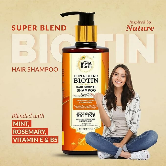 The Indie Earth Rosemary Mint Biotin Hair Shampoo