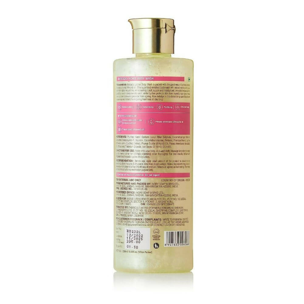 Fabessentials Avacado Lychee Body Wash