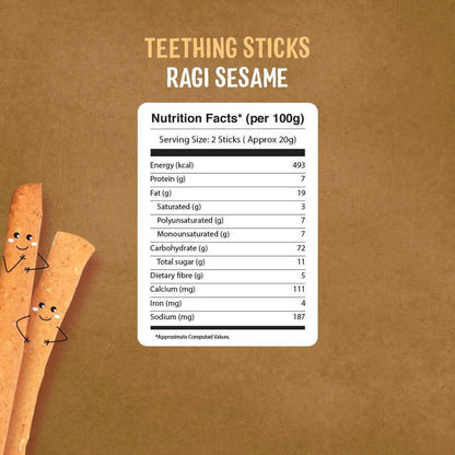Timios Ragi Sesame Teething Sticks