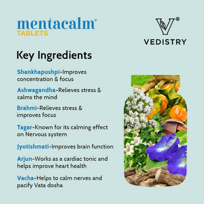 Vedistry Mentacalm Tablets