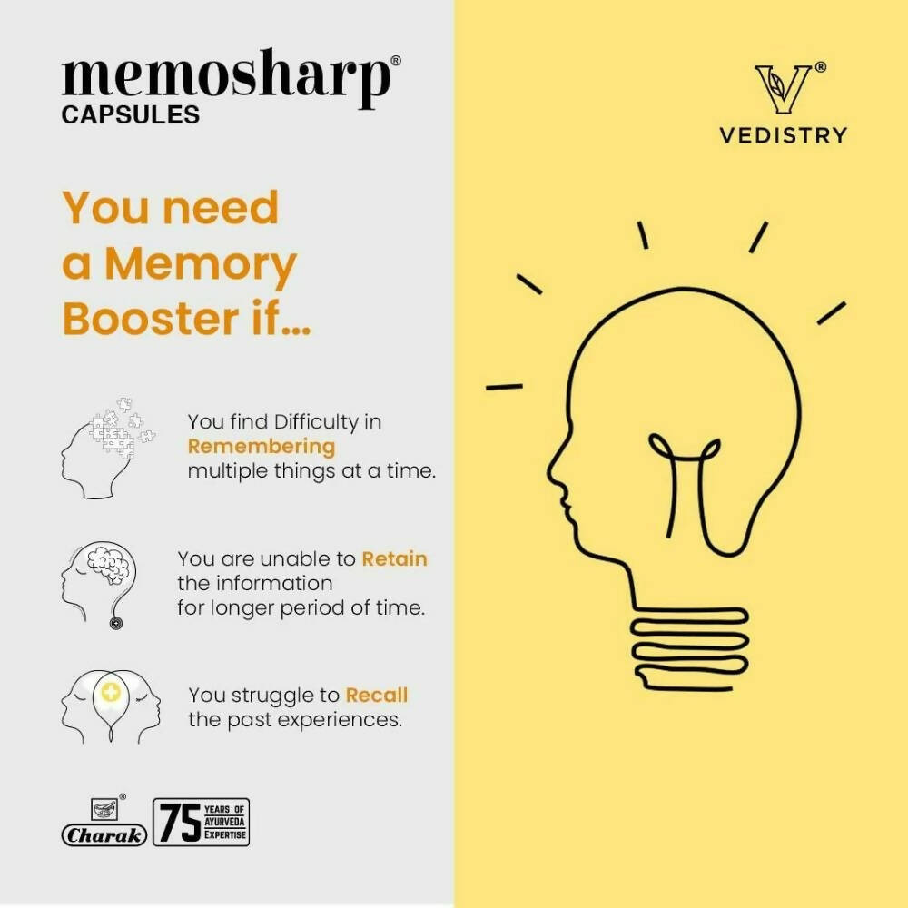 Vedistry Memosharp Capsules