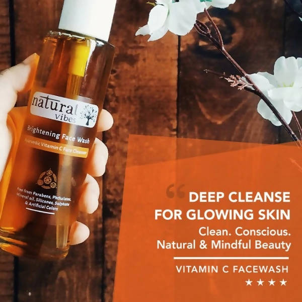 Natural Vibes Ayurvedic Vitamin C Brightening Face Wash