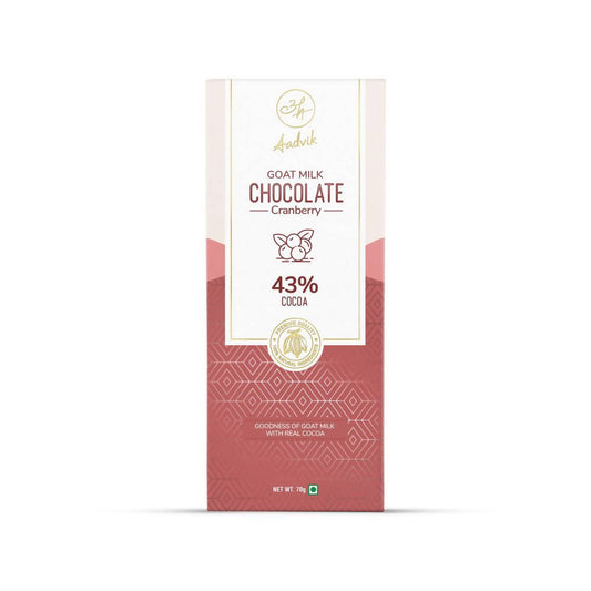 Aadvik Goat Milk Chocolate - Cranberry - buy in USA, Australia, Canada