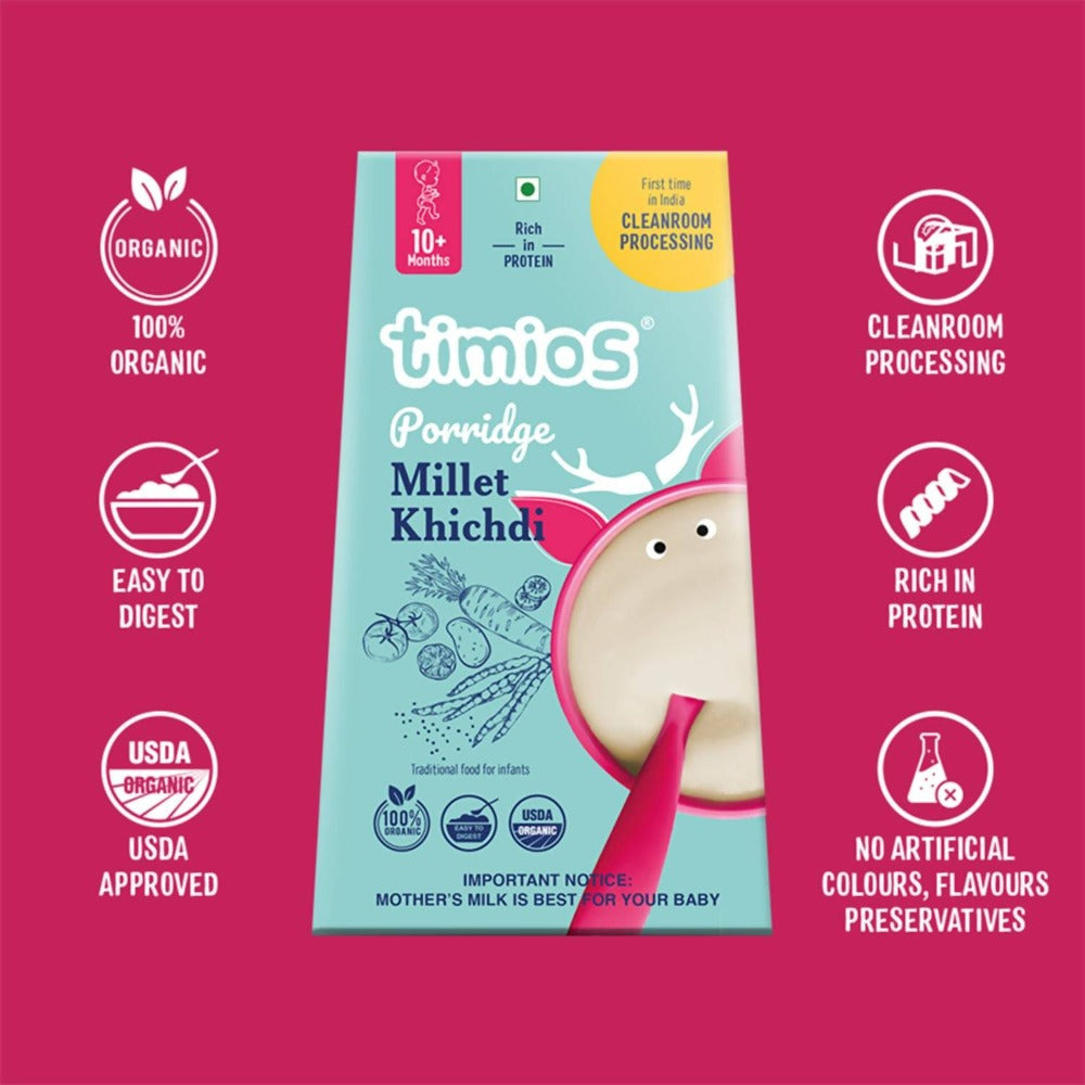 Timios Organic Millet Khichdi Porridge