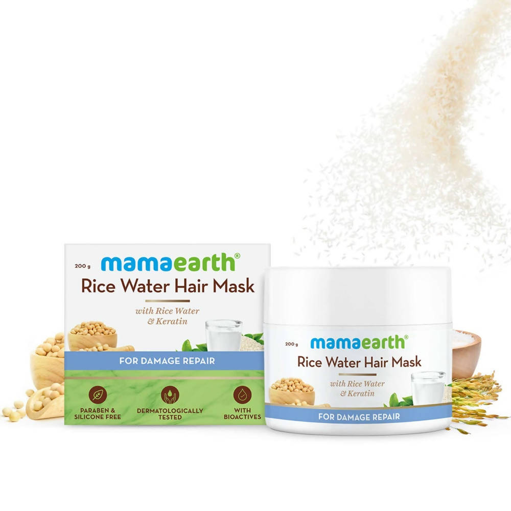 Mamaearth Rice Water Hair Mask with Rice Water & Keratin