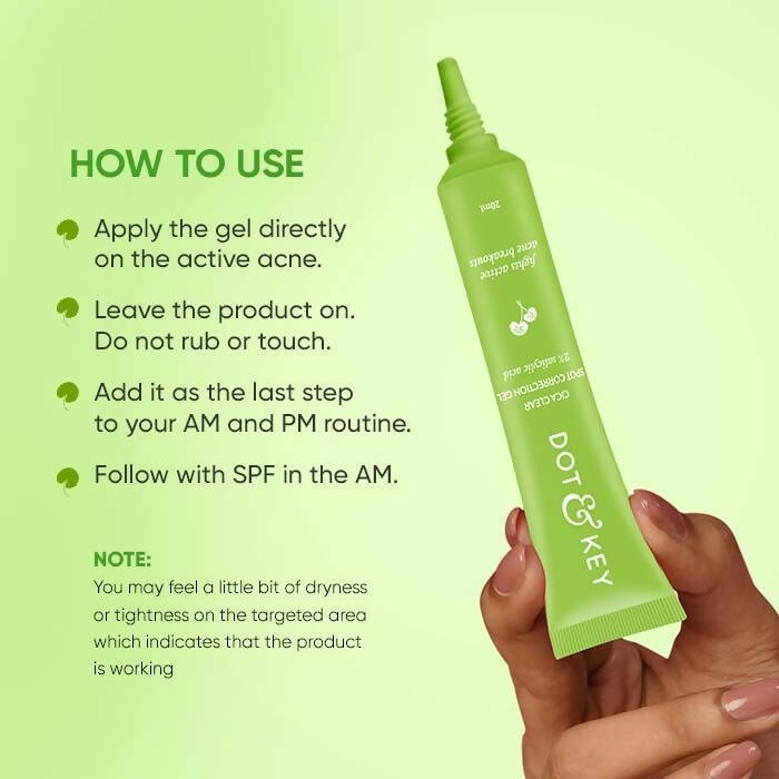 Dot & Key Cica Acne Spot Correction Gel With Green Tea