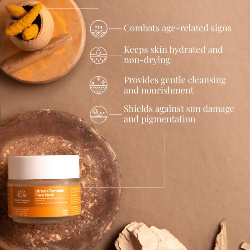 Earthraga Ubtan And Turmeric Face Mask