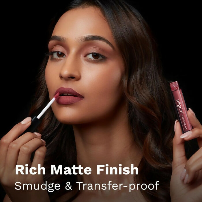 Pilgrim Matte Me Up Liquid Lipstick Blushin' Nude