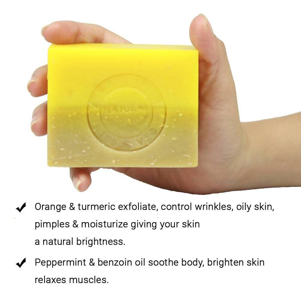 Soulflower Orange Peppermint Handmade Soap For Men