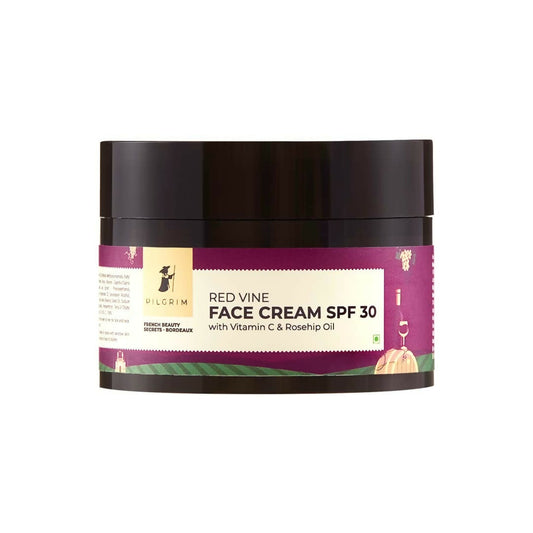 Pilgrim Red Vine Face Cream SPF 30 with Vitamin C & Rosehip Oil (PA+++) -  buy in usa 