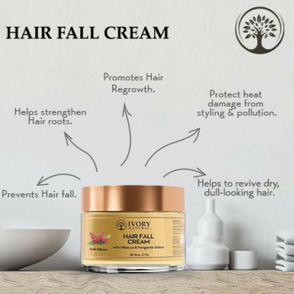 Ivory Natural Hair Fall Cream For Hair Fall & Less Hair Control