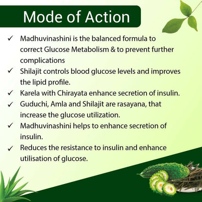 Uma Ayurveda Madhuvinashini Tablets