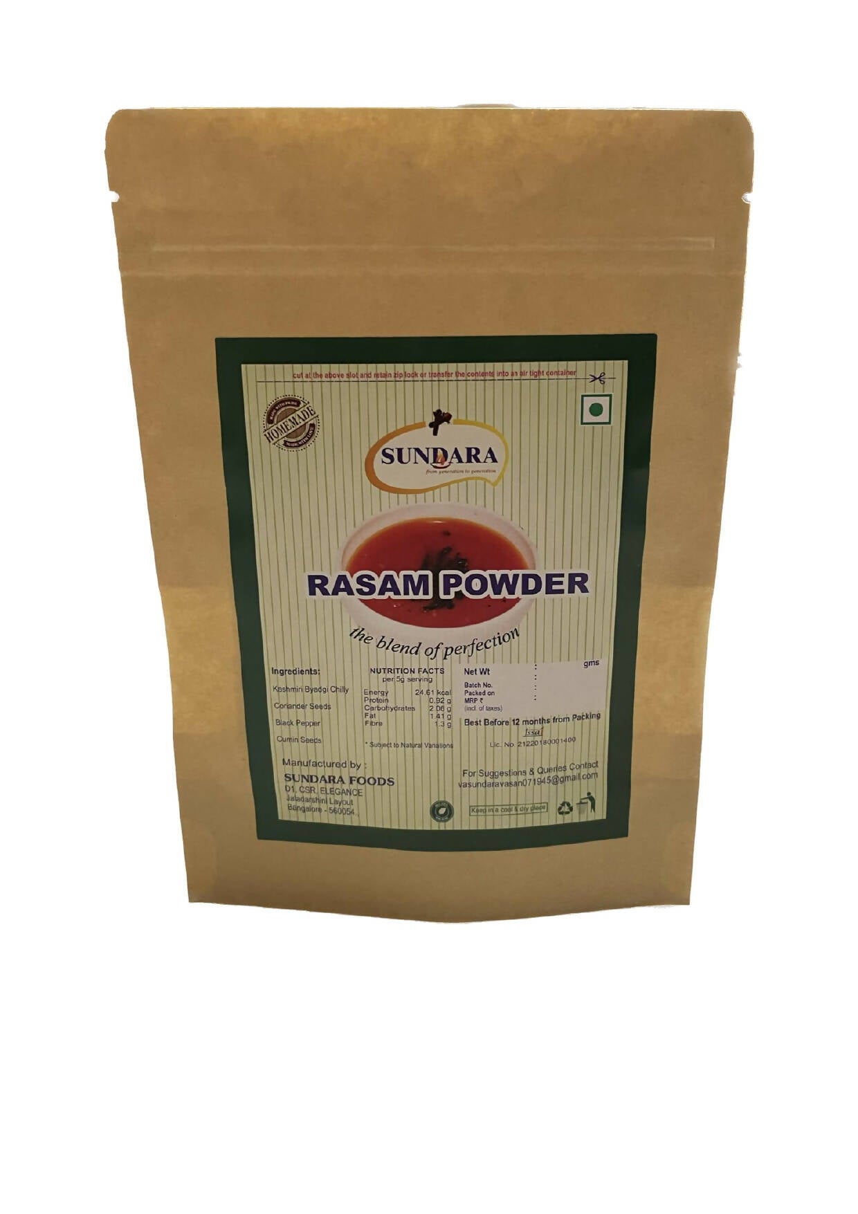 Sundara Rasam Powder - BUDEN