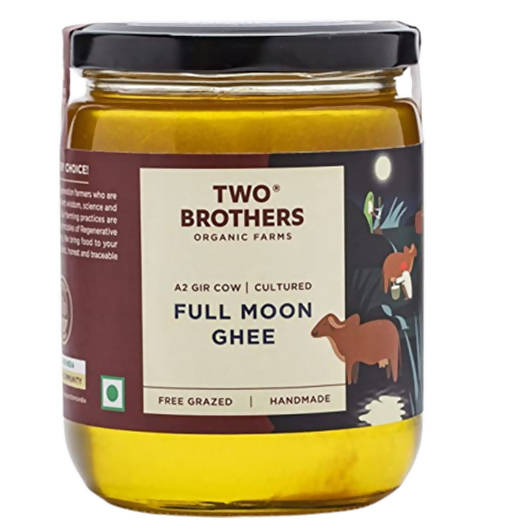 Two Brothers Organic Farms A2 Gir Cow Cultured Full Moon Ghee - buy in USA, Australia, Canada
