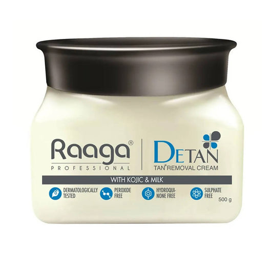 Raaga Professional De Tan Removal Cream With Kojic & Milk - BUDNE