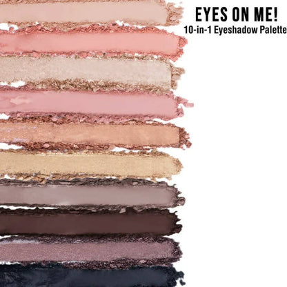 Nykaa Eyes On Me! 10-in-1 Eyeshadow Palette - Smokey at 8