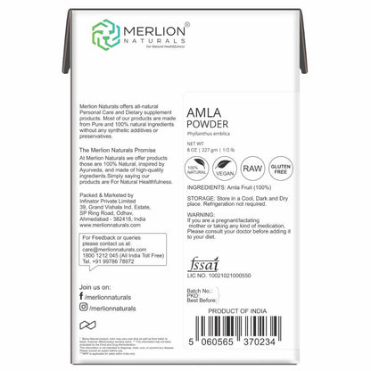 Merlion Naturals Amla Powder (Indian Gooseberry)