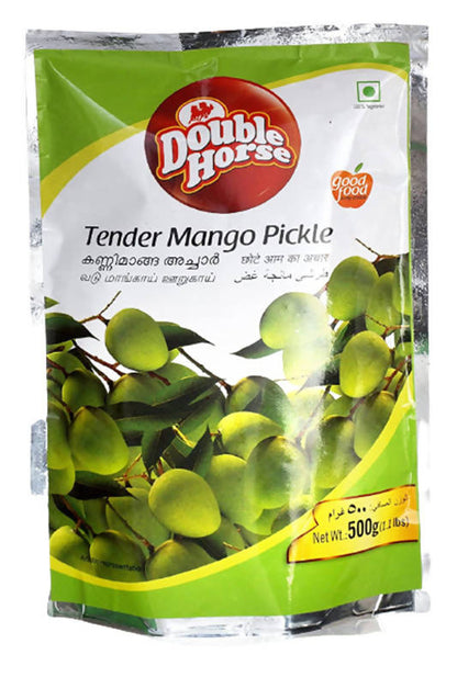 Double Horse Tender Mango Pickle - BUDNE
