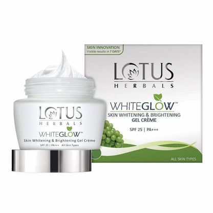 Lotus Herbals Whiteglow Skin Whitening And Brightening Gel Cream (SPF-25)