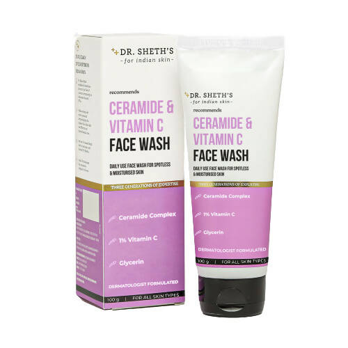Dr. Sheth's Ceramide & Vitamin C Face Wash - BUDNE