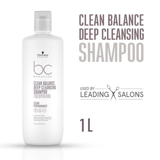 Schwarzkopf Professional Bonacure Clean Balance Deep Cleansing Shampoo with Tocopherol