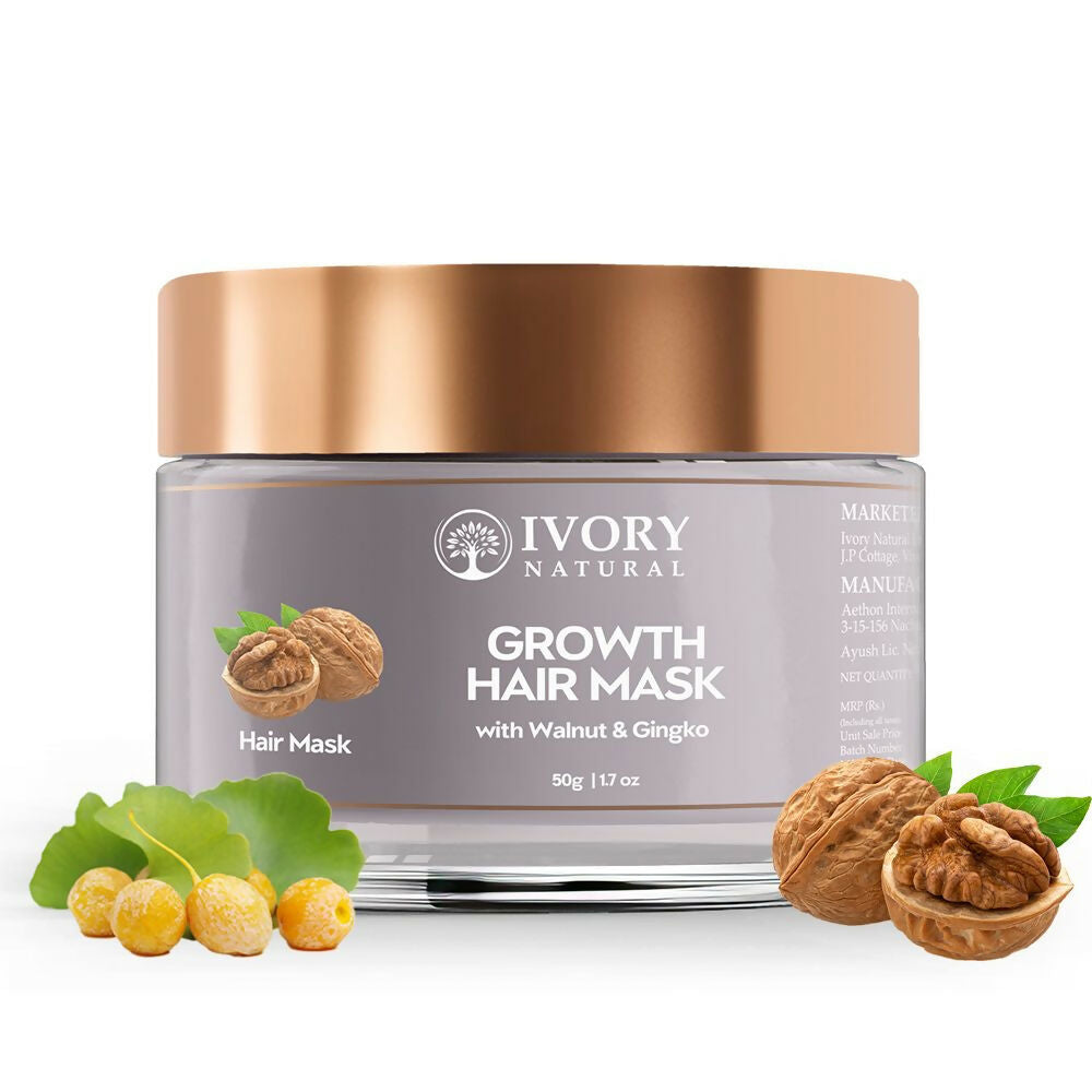 Ivory Natural Growth Hair Mask For Thicker Long And Healthier Hair