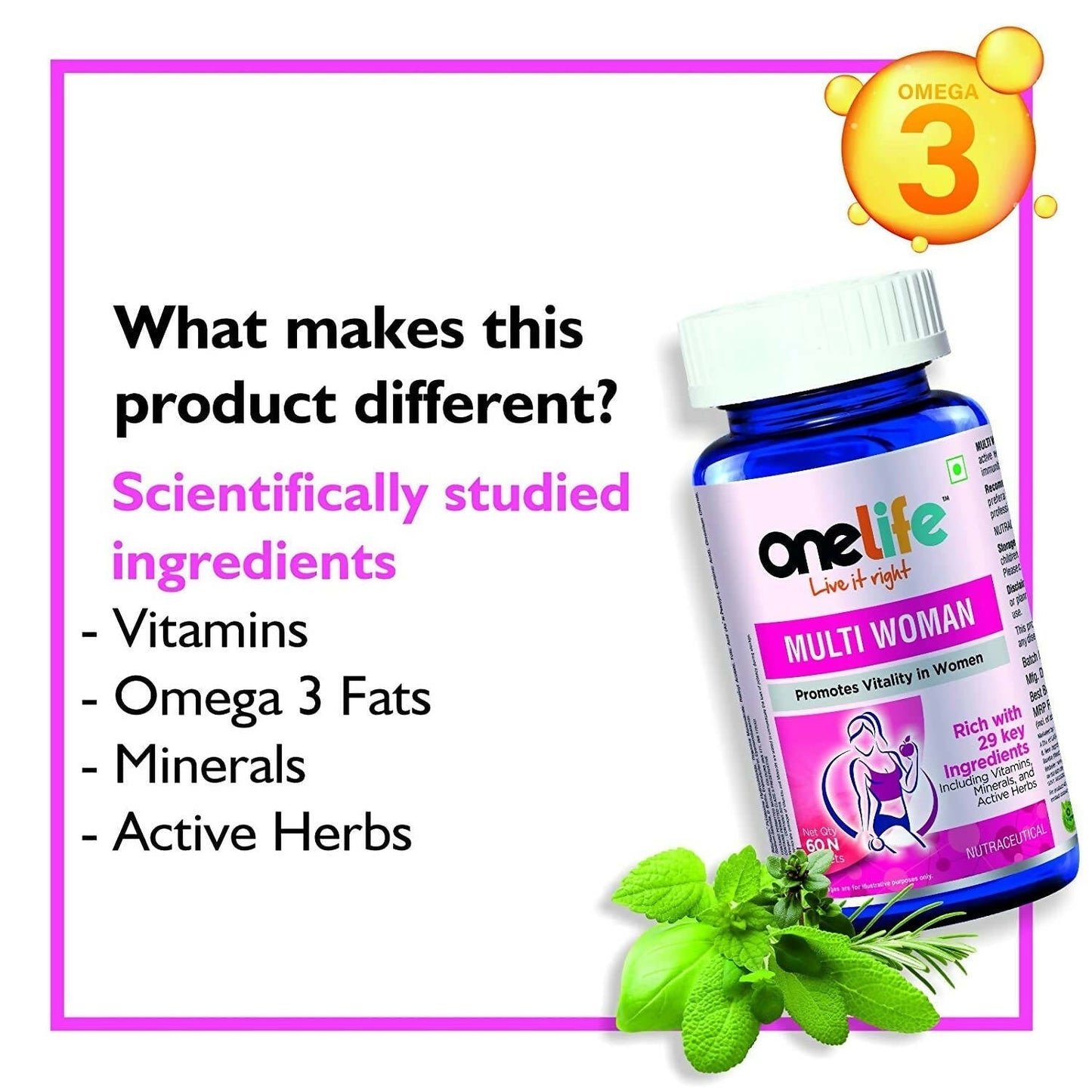 Onelife Multi Vitamin For Women Tablets