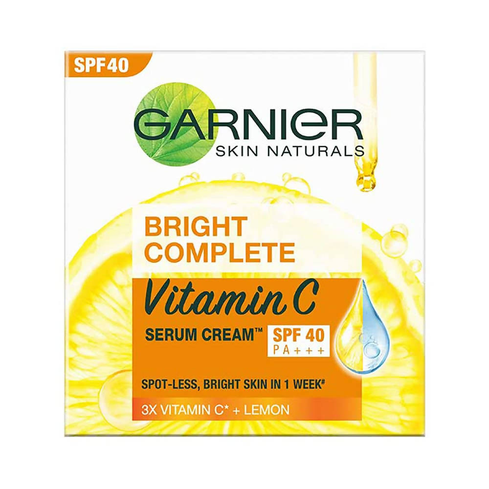 Garnier Bright Complete Vitamin C SPF40/PA+++ Serum Cream - BUDNE
