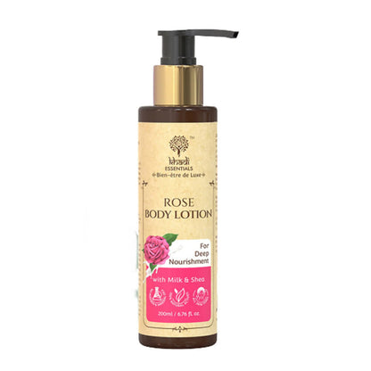 Khadi Essentials Rose Body Lotion - usa canada australia