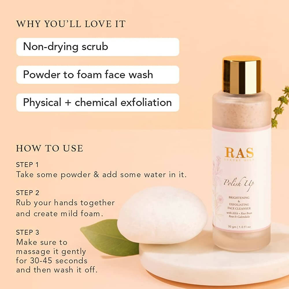 Ras Luxury Oils Polish Up Brightening & Exfoliating Face Cleanser