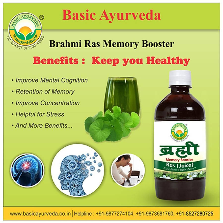 Basic Ayurveda Brahmi Ras Juice - Memory Booster