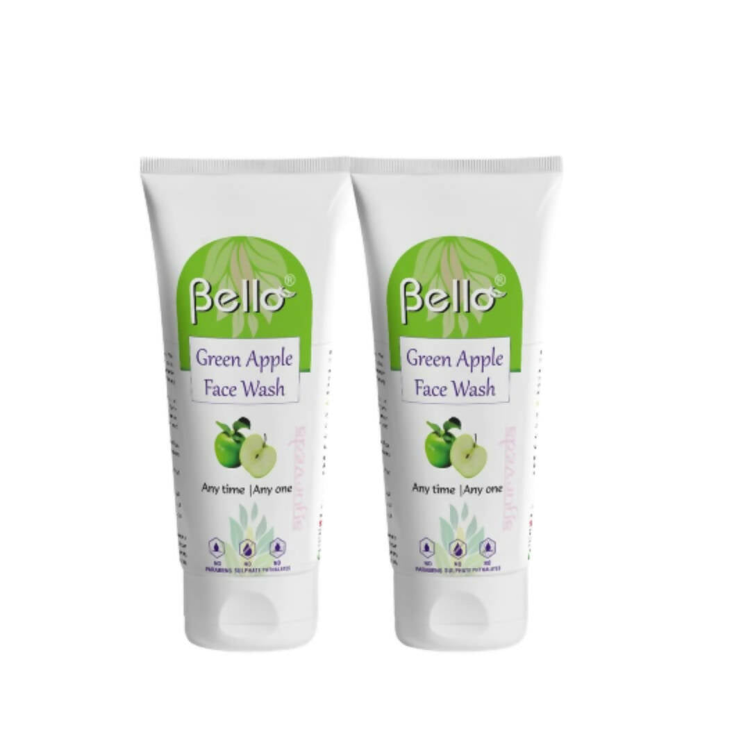 Bello Herbals Green Apple Face wash - BUDNEN