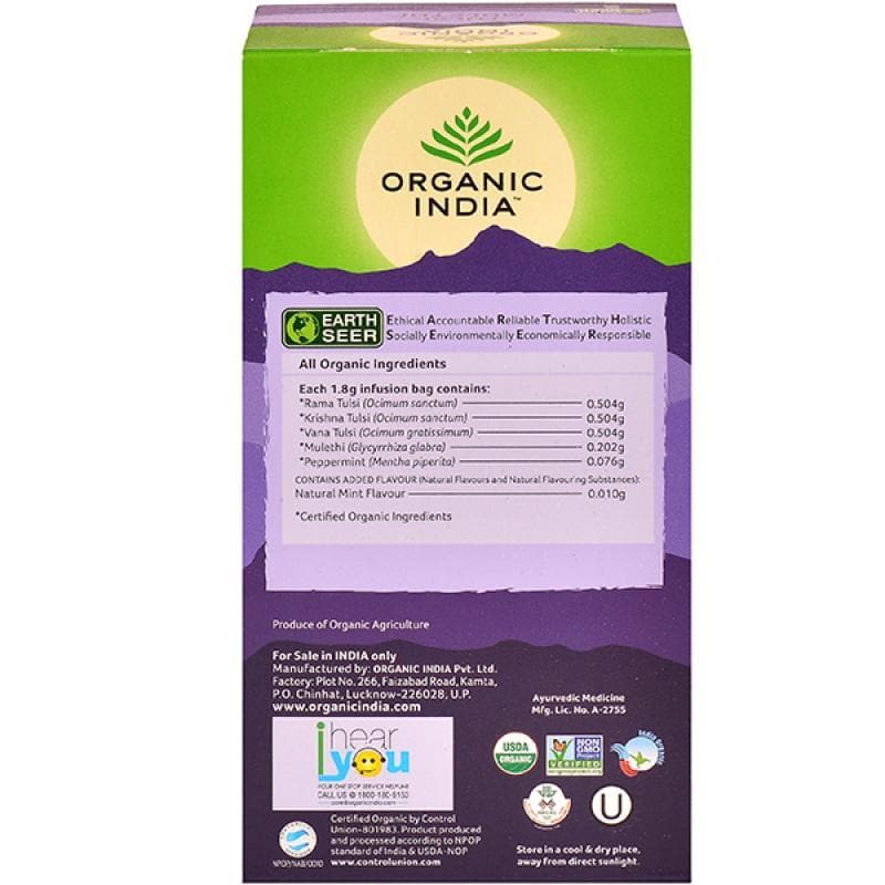 Organic India Tulsi Mulethi 25 Tea Bags