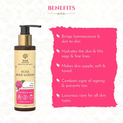 Khadi Essentials Rose Body Lotion