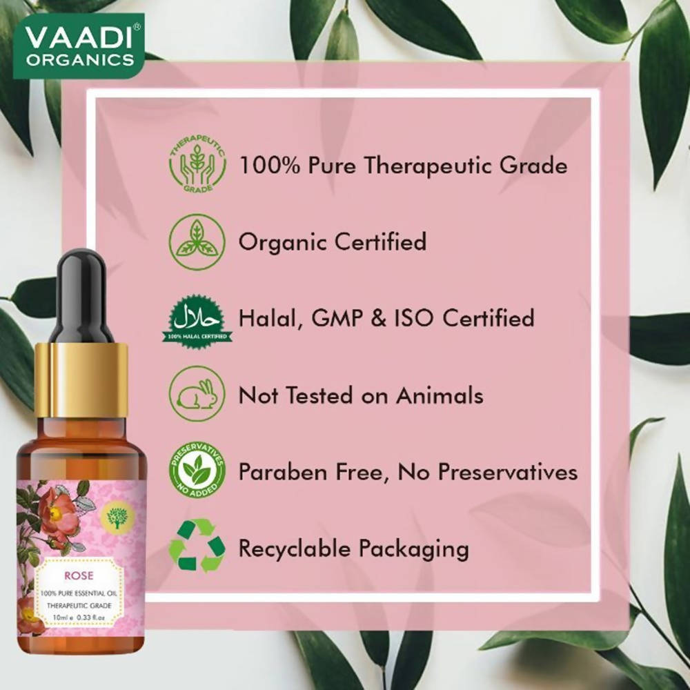Vaadi Herbals Rose Oil Therapeutic Grade