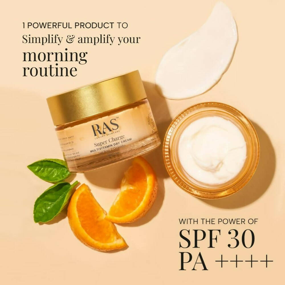 Ras Luxury Oils Super Charge Day Cream with Multivitamin SPF 30