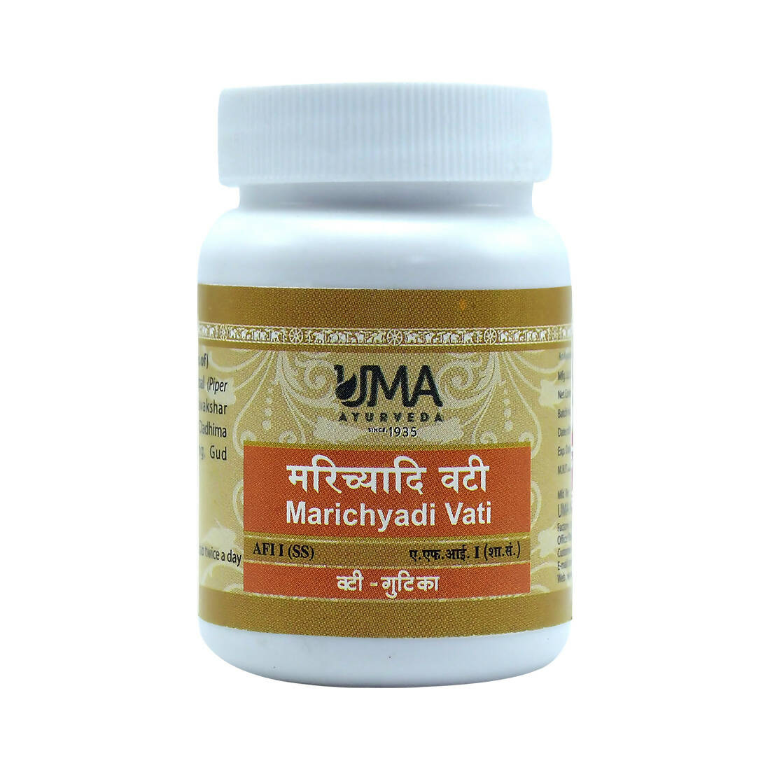 Uma Ayurveda Marichyadi Vati - BUDEN