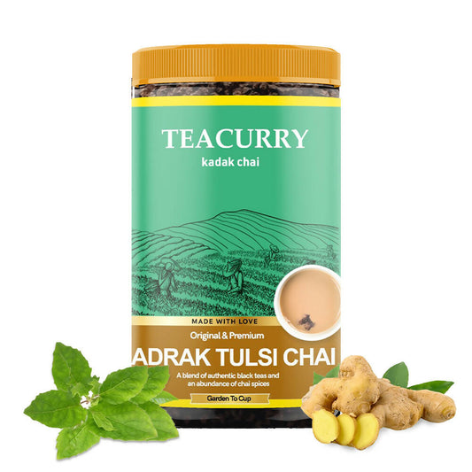 Teacurry Adrak Tulsi Chai Powder - buy in USA, Australia, Canada