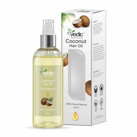 Vedic Naturals Virgin Coconut Hair Oil With Vitamin-E -  buy in usa 