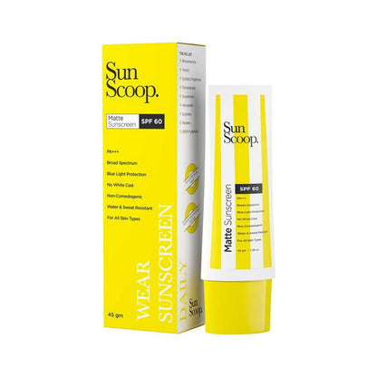 Sun Scoop Matte Sunscreen SPF 60 -  USA 