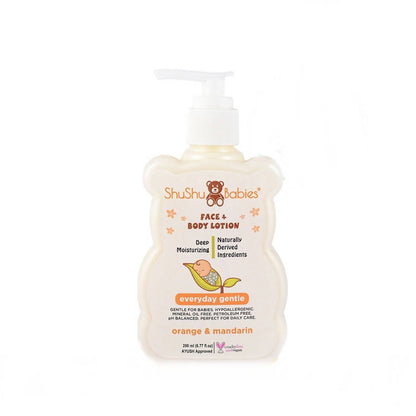 ShuShu Babies Face + Body Lotion Orange & Mandarin -  USA, Australia, Canada 