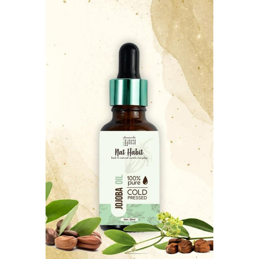 Nat Habit 100% Pure Cold Pressed Jojoba Oil - BUDNE