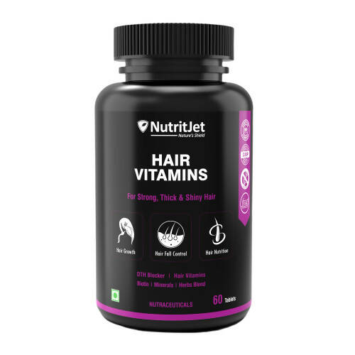 NutritJet Hair Vitamins Veg Tablets - BUDEN
